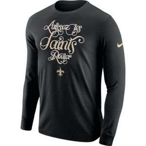 Long sleeve Nike New Orleans Saints T-shirt NWT